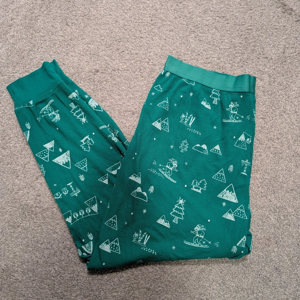 3 For $18 Wondershop Teal Adventure Print Pajama Bottoms - Picture 4 of 6